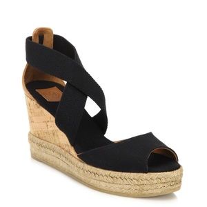 TORY BURCH Cork & Canvas Espadrille
